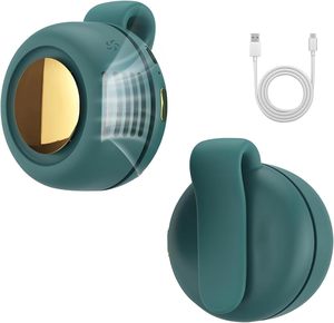 Ventiladores Personales de Cintura, Portátiles, Silenciosos, Mini Ventilador sin Aspas con Clip, Manos Libres, Recargable, Pequeño, con 3 Velocidades para Viajes - Product Image 1