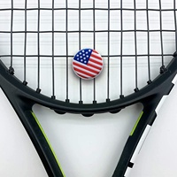 Réducteur de vibrations pour raquette de tennis en caoutchouc avec logo personnalisé, amortisseur de chocs pour une raquette moins vibrante