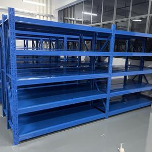 Estante de almacenamiento de acero de altura ajustable de alta calidad 100Kg-500kg Estante de almacén de carga con buenos estantes de almacenamiento de rodamiento - Product Image 6