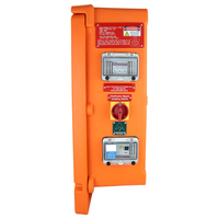 Tablero de Distribución de Energía Portátil Trifásico de 63A y 415V con RCD de 4 Polos y 30mA y Enchufes con Interruptor IP66, Tablero de Energía Temporal AU