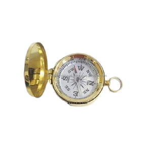 Boussole en laiton, outil artisanal - Product Image 2