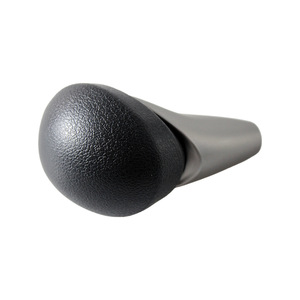 Pommeau de levier de vitesse automatique en cuir gris fibre de carbone Honda Civic, pièce de rechange ergonomique QZ-0329 - Product Image 3