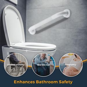 Maniglie di Sicurezza <span class=keywords><strong>per</strong></span> Doccia 12\" Antiscivolo <span class=keywords><strong>per</strong></span> Anziani, Barre di Supporto in Acciaio Inox <span class=keywords><strong>per</strong></span> Bagno, Bianche - Product Image 5