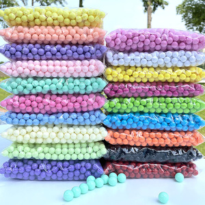 1200 Perles 5color Acrylic Letter Square Pearl Letter Bead