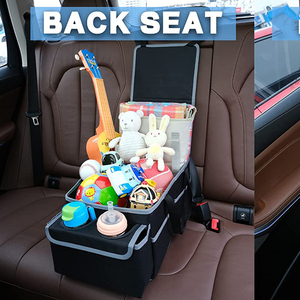 Car <strong>Accessories</strong> Collapsible Car Backseat Organizer With Handles &amp; Cup Holders - Product Image 5