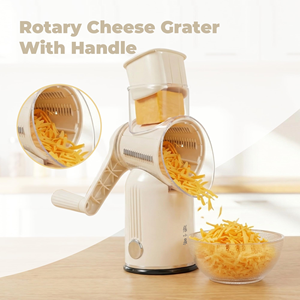 5 Adjustable Blades Tools Multi-function Manual <b>Drum</b> Nut Cheese Mandoline Cutter Fruit Rotary Vegetable Grater Chopper - Product Image 2