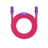 Cable de Carga Rápida para Teléfono 2025, Cable USB C de Silicona Suave y Duradero, Cable de Cargador de Teléfono Extra Grueso de 240 W para iPhone 15 16 PRO
