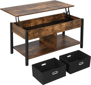 <strong>Amazon</strong> hot selling living room iron frame lift elevated coffee end <strong>table</strong> - Product Image 1