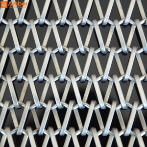 Maille spirale architecturale flexible en acier inoxydable, tissu métallique tissé pour séparateurs <span class=keywords><strong>de</strong></span> hall d'hôtel et revêtements muraux - Product Image 5