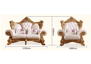 Modern Solid Wood Furniture With <strong>Cushions</strong> <strong>Sofa</strong> <strong>Set</strong> Furniture Living Room European Luxury Leather <strong>Sofa</strong> <strong>Set</strong> - Product Image 6