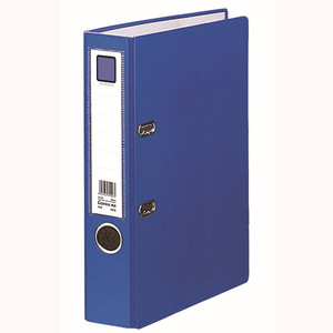 Attache-document Comix A208 FC 3 pouces en plastique bleu à libération rapide pour documents - Product Image 1