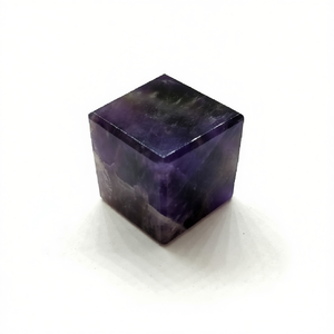 Figurines en cube de pierre précieuse améthyste polie artisanale en gros, Inde, pierre d'agate, énergie positive, décoration Feng Shui pour le succès - Product Image 1