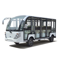 Nouveau design mini bus touristique entièrement électrique bus électrique 11 sièges avec moteur à courant alternatif de 5kW