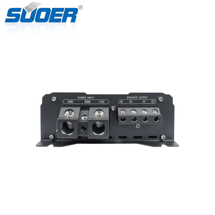 Suoer CL1500.1D-H 4500W Max Vermogen Hoog Vermogen 1 Kanaal Auto Amp Monoblock Klasse D Auto Versterker