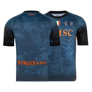 Kaos Halloween Napoli 25/26 Baru Versi Penggemar Maradona Osimhen Maglia Sepak Bola KVARATSKAELIA Jersey Sepak Bola - Product Image 3