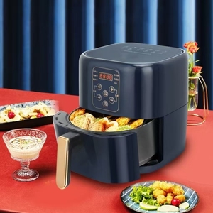 Appareils électroménagers de marque chinoise, un nouveau modèle carré bleu de 6,5 litres, doté d'un style élégant et simple, <span class=keywords><strong>friteuse</strong></span> à air - Product Image 2