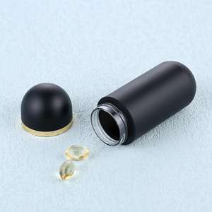 5ml 10ml 15ml 35ml 60mlカスタム空プラスチック黒ピルボトル薬容器ビタミンカプセルタブレットボトル包装 - Product Image 3