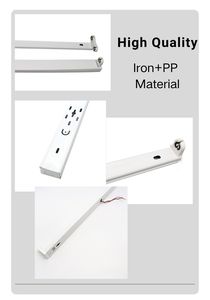 Lámpara Fluorescente 2x36w con Reflector, Soporte <span class=keywords><strong>LED</strong></span> para Lámpara T8, Portalámparas Fluorescente 2x36w T8, 60cm 120cm - Product Image 6