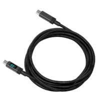 Câble en alliage d'aluminium de type c vers Usb c 100w/5a Pd Cordon de charge rapide Câble de transfert de données de type c Otg Câble Usbc 1m