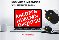 Mouse magnifier, electronic magnifier, digital magnifier connects to TV, PC