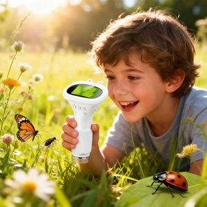 高品質デジタル顕微鏡 1000倍ズーム 2インチディスプレイ 子供向け 屋外探検 科学ギフト キッズ顕微鏡 - Product Image 1