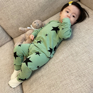 Ensemble de pyjamas décontractés pour enfants en gros – Vêtements de nuit à manches longues pour bébés filles et garçons - Product Image 5