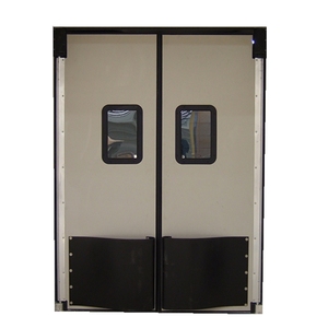 <span class=keywords><strong>Puerta</strong></span> de Impacto de Doble Hoja Abatible para <span class=keywords><strong>Cocina</strong></span> Comercial y Restaurante <span class=keywords><strong>con</strong></span> <span class=keywords><strong>Ventana</strong></span> de Visión - Product Image 1