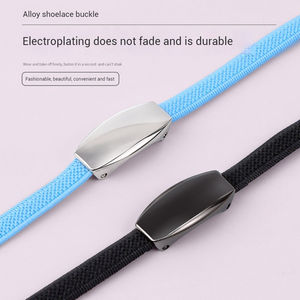 Olian, nuevos Cordones elásticos con cierre de Metal para hombre y <span class=keywords><strong>mujer</strong></span>, zapatillas de deporte sin lazo perezosas, encaje para baloncesto/<span class=keywords><strong>Tenis</strong></span>/trotar/escalada - Product Image 5