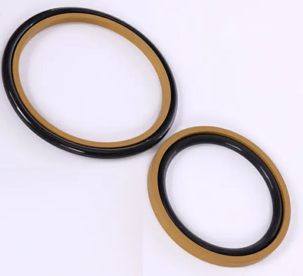 China manufacture wholesale high quality hydraulic Cylinder Rod Seal NBR FKM PTFE rubber step seal rod seal for Excavator