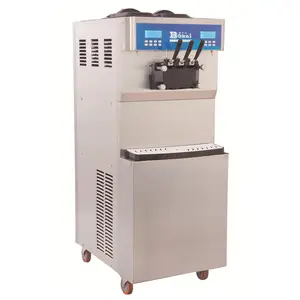 Three flavors soft ice cream machine soft serve ice cream making machine factory price