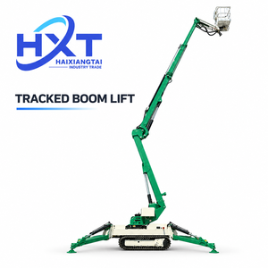 12m 16m 18m 24m Hydraulic <strong>Tracked</strong> Spider Man Lift Electric Telescopic Crawler Towable Boom Lift <strong>Cherry</strong> <strong>Picker</strong> - Product Image 1