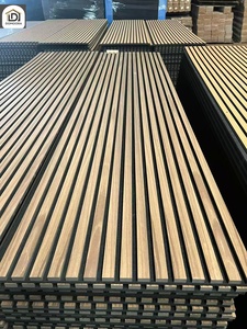 Panneaux acoustiques muraux en bois MDF à fixation par colle et clous, absorption <span class=keywords><strong>acoustique</strong></span> pour cinéma et bureau - Offre Spéciale - Product Image 2