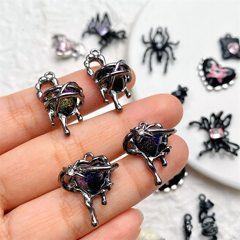 pink charms for jewelry making