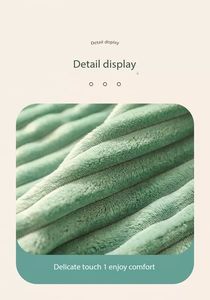 Lüks kadife Pet yatak büyük boy köpek uyku paspaslar ile yeşil kapak katı desen PP pamuk ve peluş dolum sıcak kulübesi çekyat - Product Image 6