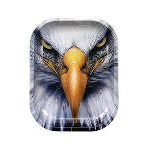 喫煙カスタムロゴブリキ喫煙ブリキ金属ハーブローリングトレイブリキ金属トレイ - Product Image 6