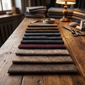 Tela Textil de Punto 100% Poliéster para Sofás y Canapés, Terciopelo Ecológico Holland Baby Face para Uso en el Hogar y el Automóvil - Product Image 2