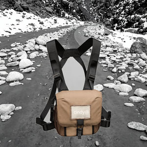 Sac de poitrine unisexe étanche en gel de silice avec cadre externe, harnais de mode pour jumelles, sport de plein air, chasse, confortable et portable - Product Image 3