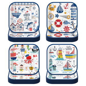 Fournitures de fête pirate Desserts assiettes en papier tasses serviettes ensembles de vaisselle jetable décorations de fête d'anniversaire pour enfants - Product Image 3