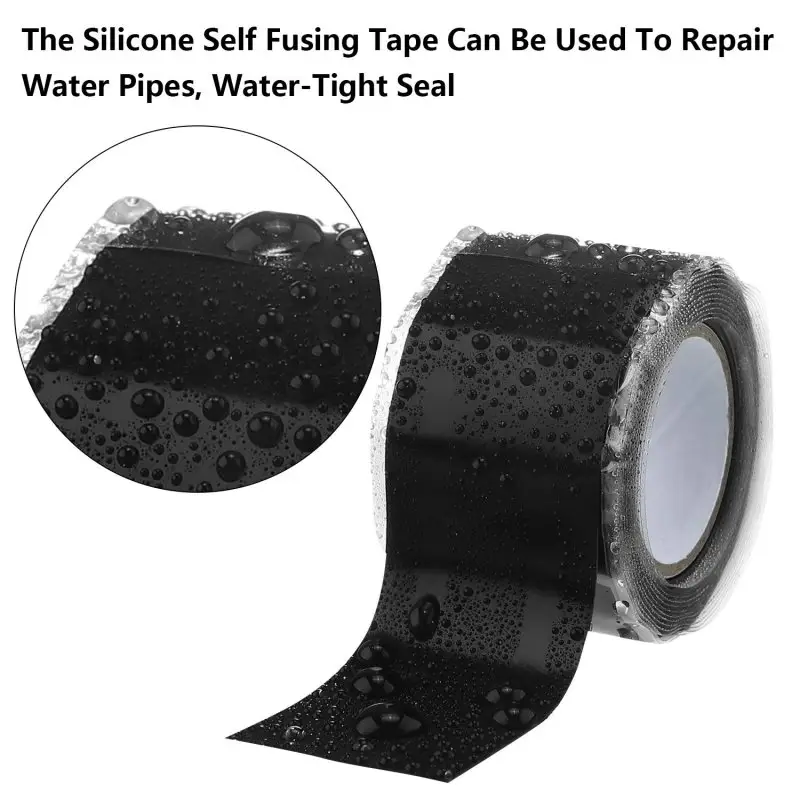 공장 직접 공급 비 접착 호스 누출 방수 고압 배관 수리 테이프 실리콘 자체 융합 테이프