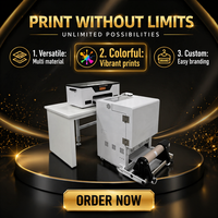 Mesin Printer DTF Non-Otomatis COWINT untuk Pakaian, Mesin Cetak Transfer Panas Digital Tanpa Tinta, Buatan China, untuk Hoodie, Topi, Tas Tote