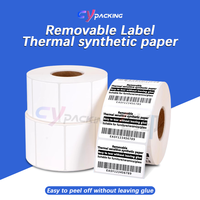 Rouleau d'étiquettes thermiques directes sensibles à la chaleur, 5 couches de protection, 60*40, imperméables, amovibles, résistantes à la déchirure