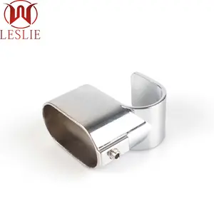 Kẽm Hợp Kim Hình Dạng Hình Bầu Dục Tủ Quần Áo Treo Đường Sắt Rod End Hỗ Trợ Tủ Quần Áo Ống Hỗ Trợ Chân Đế Chủ Tủ Quần Áo Ống Chủ