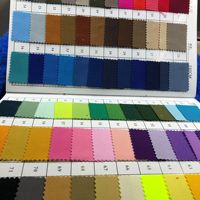 Tissu en toile tissée en suède à trame, 100 % polyester, 350 GSM, poids moyen, anti-boulochage, avec carte de couleurs personnalisée, pour textiles de maison et articles pour filles