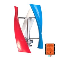 Prix usine 500W 600W 800W 1000W générateur de turbine de moulin à vent à axe vertical 12v 24v 48v 3 pales maglev permanent