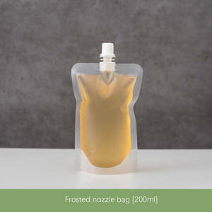 200ml 30ml Disposable Beverage Drinks Juice Packing Small Liquid Stand up BOPP+PET+PE Bag <b>Pouch</b> Spout Transparent HX Brand Bag - Product Image 6
