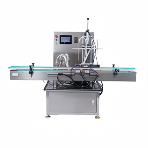 4 Nozzles Magnetic Pump Automatic Tabletop Line Liquid Carbonated Cream Drinks <b>Juice</b> Water Essential Oil Filling <b>Machine</b> - Product Image 1