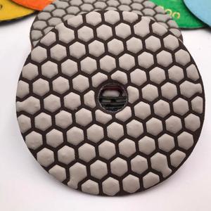 Juego de almohadillas de pulido de diamante de uso seco, herramientas de molienda superflexible para suelo de hormigón de granito, mármol, cuarzo, 80100, 125, 150, 180, 200 - Product Image 2