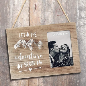 <span class=keywords><strong>Cadre</strong></span> <span class=keywords><strong>Photo</strong></span> en bois 4x6 romantique fait à la main cadeau de fiançailles de mariage pour petit ami et petite amie pour les Couples - Product Image 4