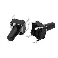 Interrupteur tactile VAOHM DIP VA-TSP4TB-S11H 6mm X 6mm X 11mm (1 sac/1000 pièces)