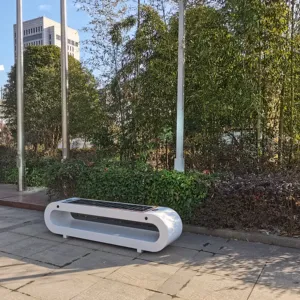 DDK-太阳能长凳户外花园智能广告太阳能公园长凳